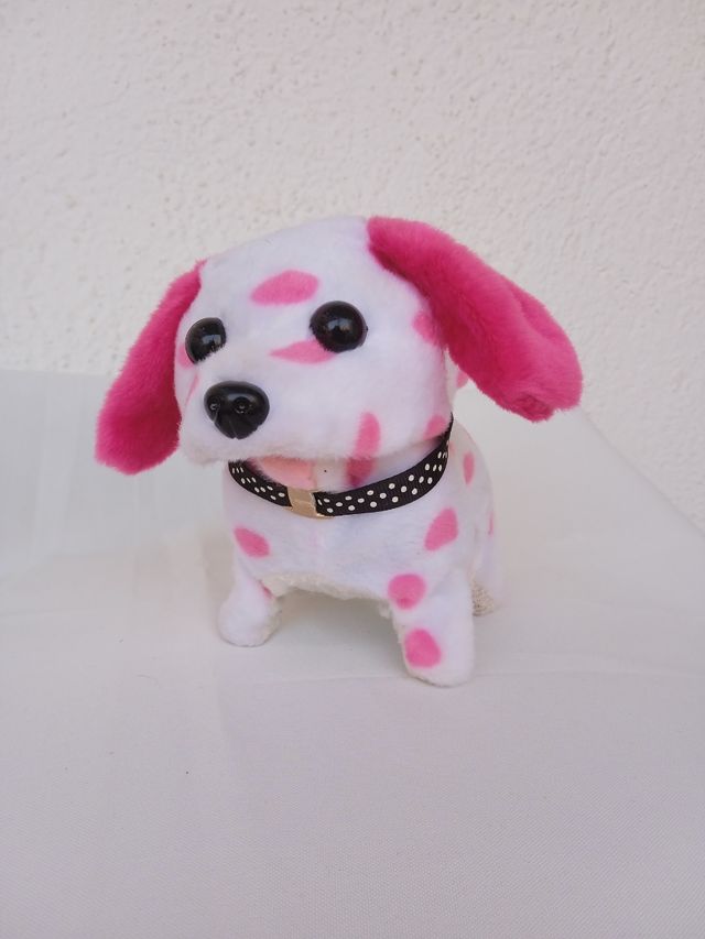 Peluche dálmata rosa