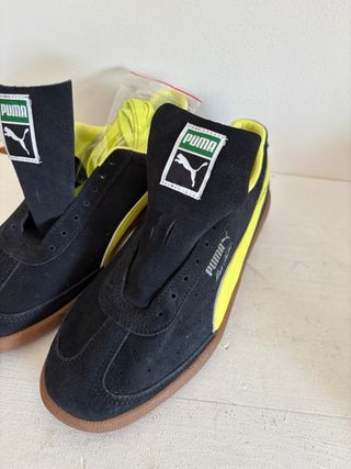 Puma Suede Classic - Scarpe Nere Gialle