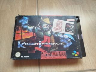 Caja Killer Instinct SNES PAL