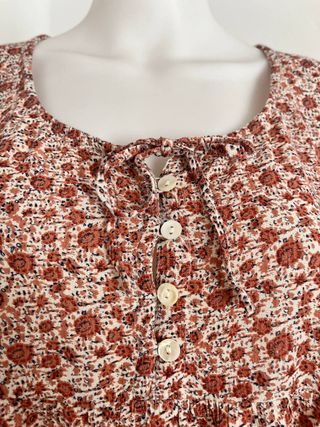 Vestido Flores Vintage