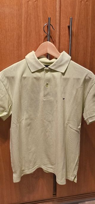 Polo Tommy Hilfiger M Beige, talla como S