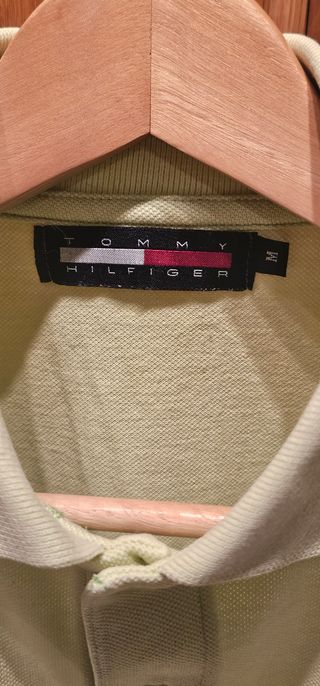 Polo Tommy Hilfiger M Beige, talla como S
