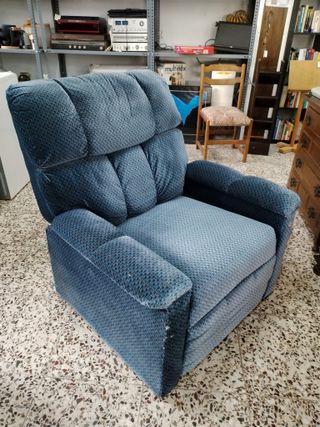 SILLÓN RELAX ABATIBLE AZUL