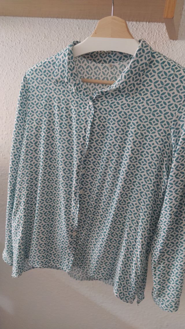 Camisa estampada talla L