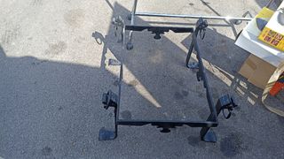 Tavolo in marmo bianco - ferro battuto