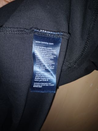 Camiseta Tommy Hilfiger XL negra