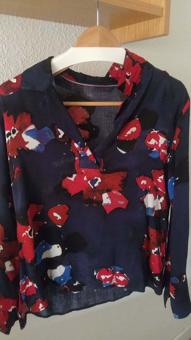 Blusa estampada multicolor