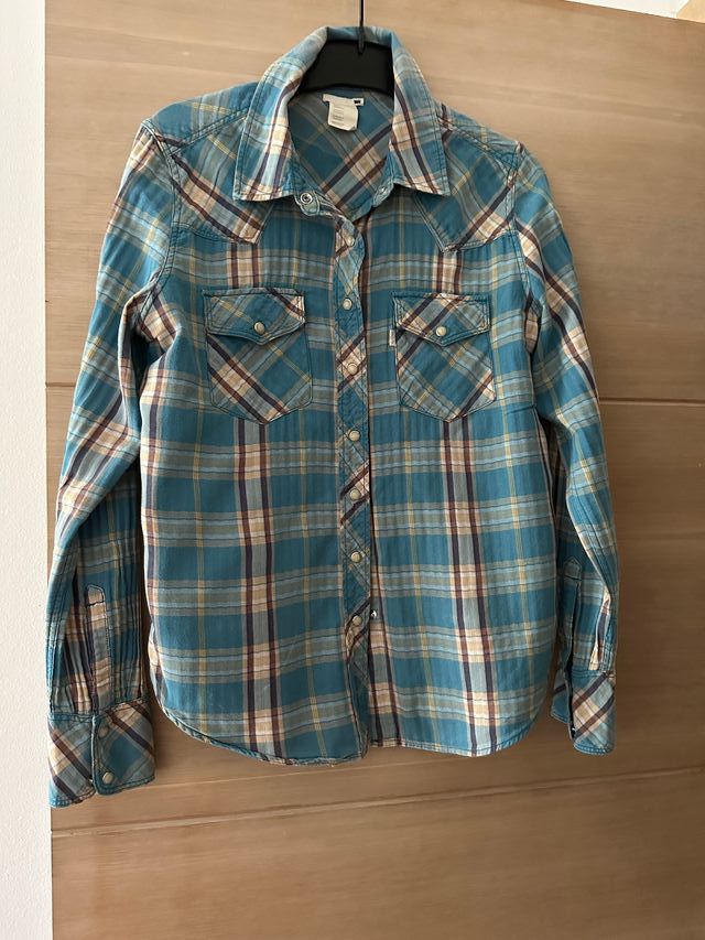 Camisa Levis cuadros azul
