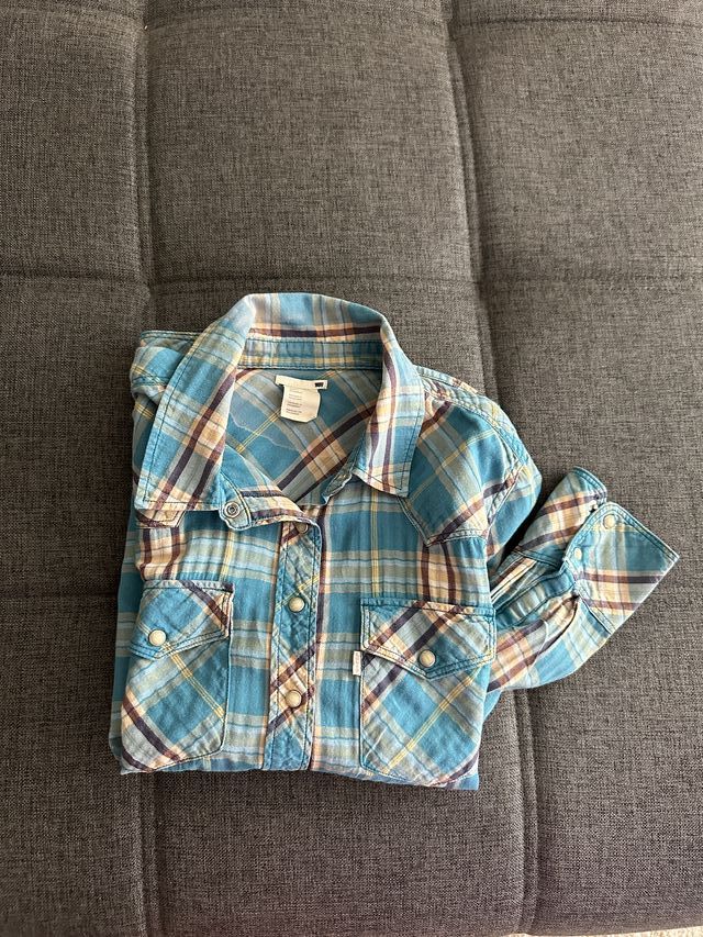 Camisa Levis cuadros azul
