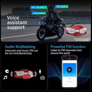 NUEVO Intercom vFound X10 5G Rojo EJEAS