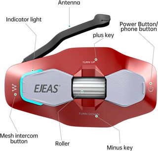 NUEVO Intercom vFound X10 5G Rojo EJEAS