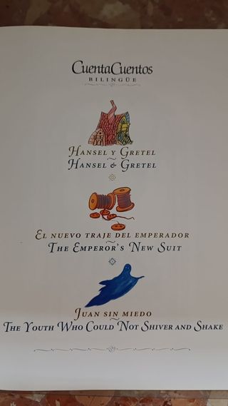 Cuenta cuentos bilingües: Hansel y Gretel ; El ...