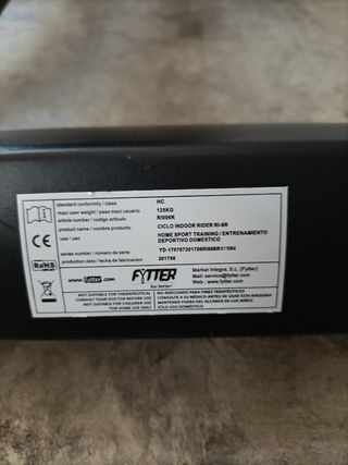 Bicicleta spinning Fytter RI-6R