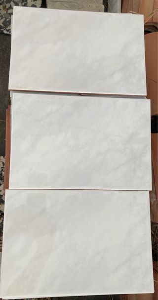 Lote baldosas cerámicas blancas