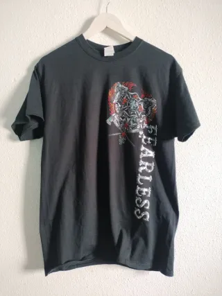 Camiseta Gildan M negra - Fearless