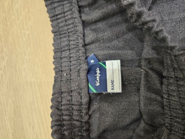 Pantalones cortos escolares grises