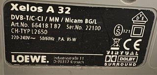 TV Loewe - Gris plata