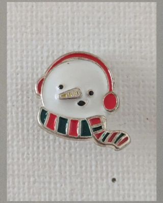 Pendientes muñeco nieve Navidad