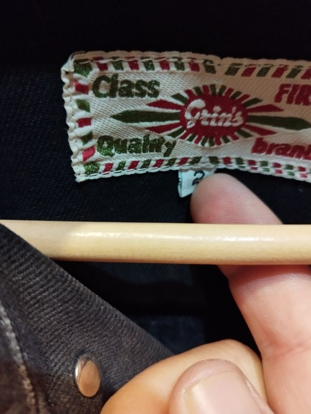 Cazadora vaquera GRIN'S gris