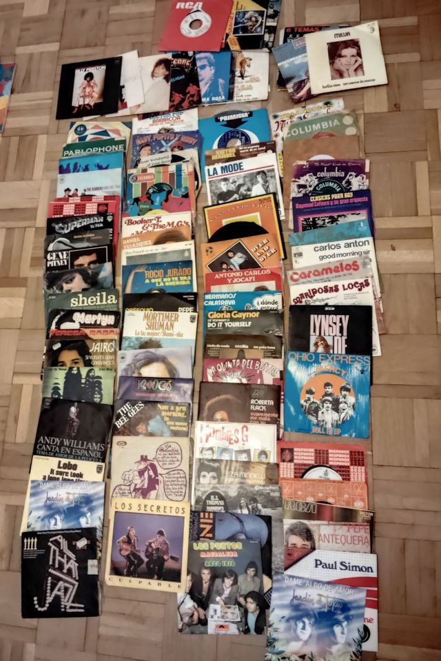 Discos vinilo 45 RPM: colección variada