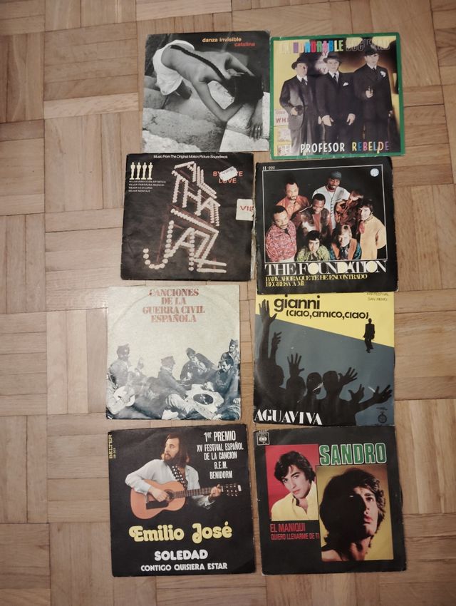 Discos vinilo 45 RPM: colección variada