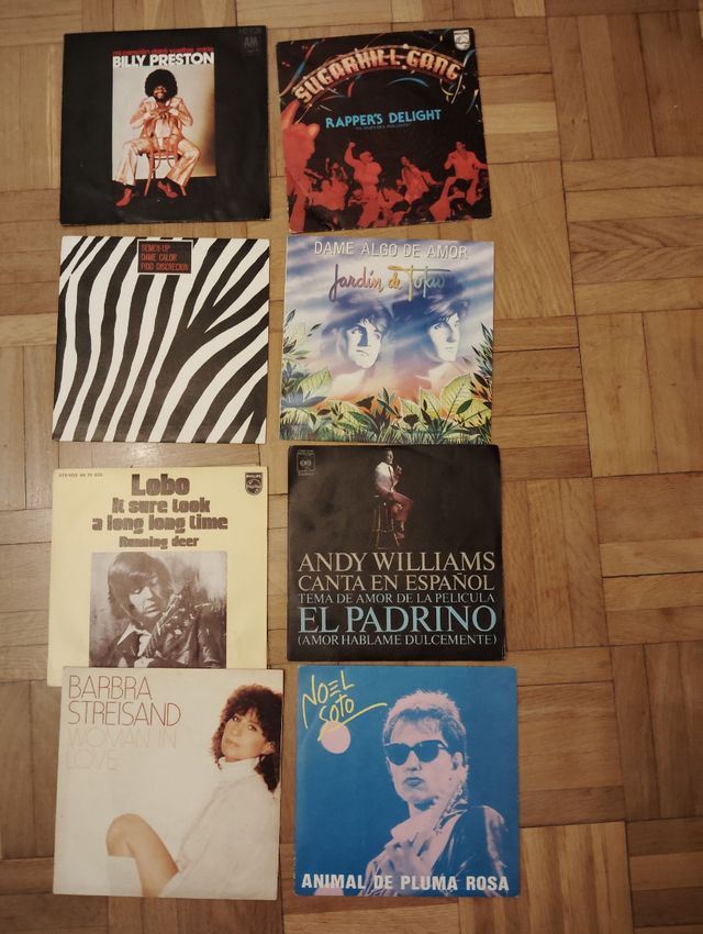 Discos vinilo 45 RPM: colección variada