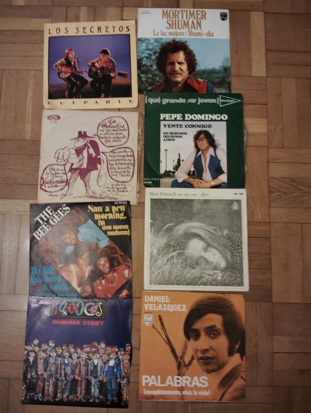 Discos vinilo 45 RPM: colección variada