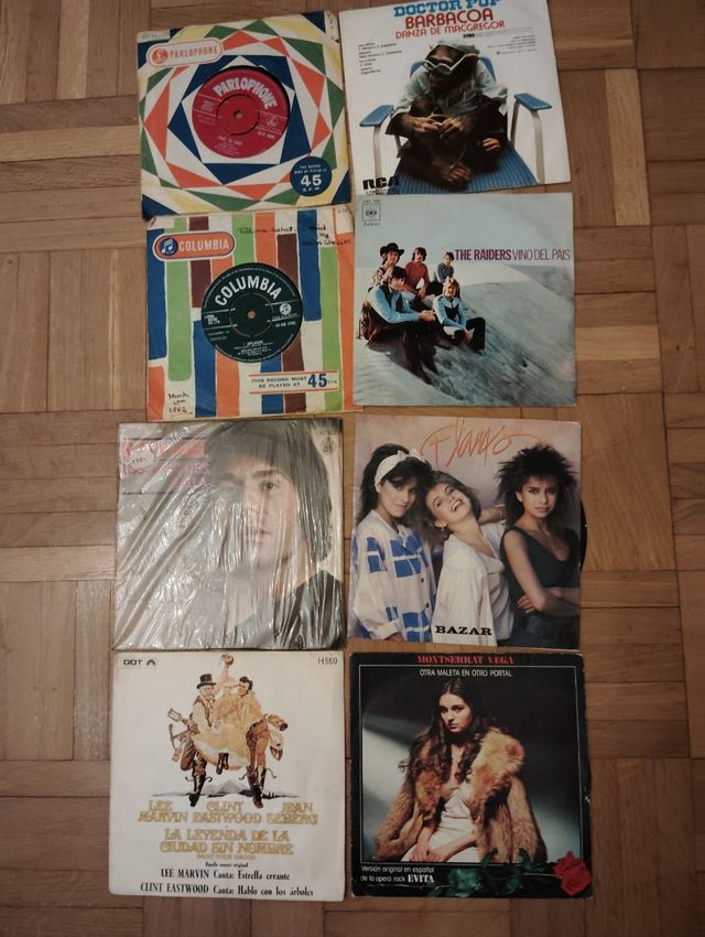 Discos vinilo 45 RPM: colección variada