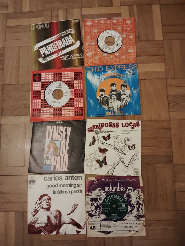 Discos vinilo 45 RPM: colección variada