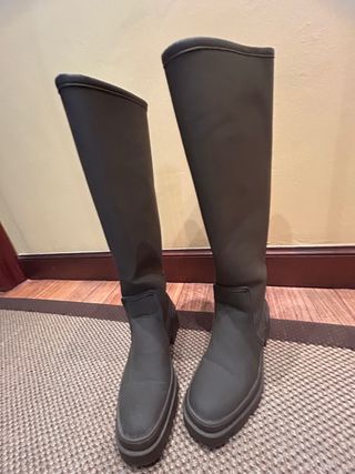 Botas altas verde oliva