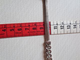 Pulsera plata serpiente