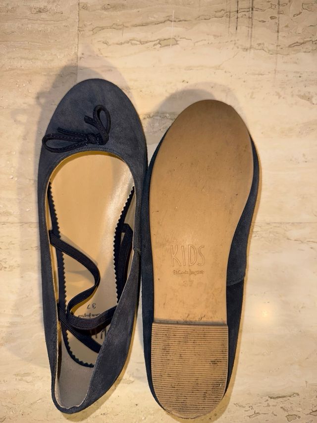 Zapatos El Corte Inglés azul marino 37