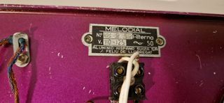 Tocadiscos Melodial antiguo 125V