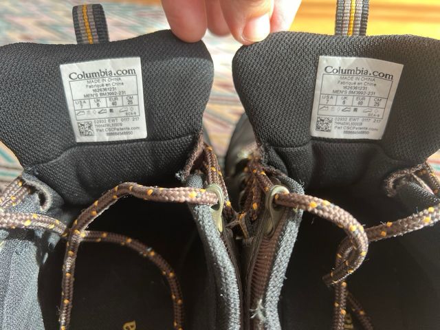 Zapatos Columbia marrón, talla 40