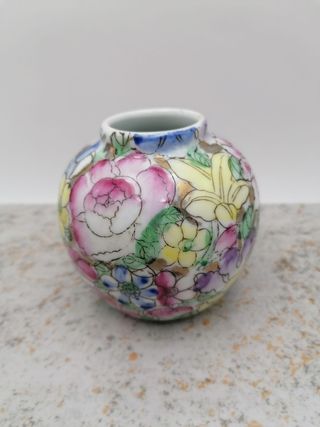 Antigo vaso chinês - Flores