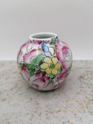 Antigo vaso chinês - Flores