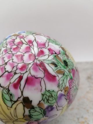 Antigo vaso chinês - Flores