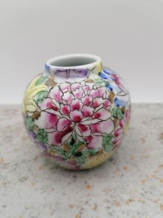 Antigo vaso chinês - Flores