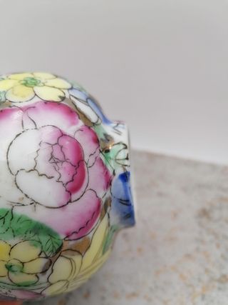 Antigo vaso chinês - Flores