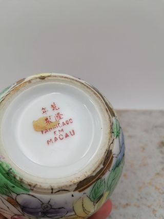 Antigo vaso chinês - Flores
