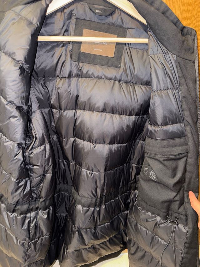 Abrigo Massimo Dutti negro - Talla L