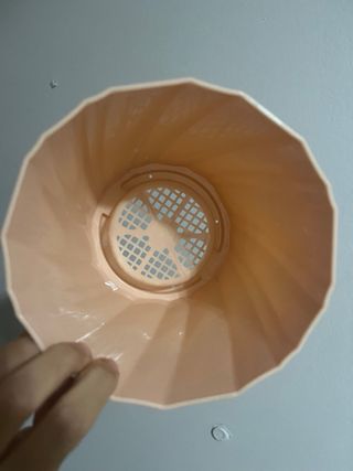 Maceta rosa plástico