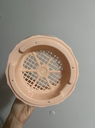 Maceta rosa plástico