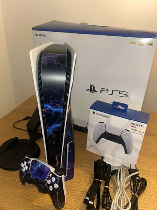 PS5 (PlayStation 5) Azul y Blanca