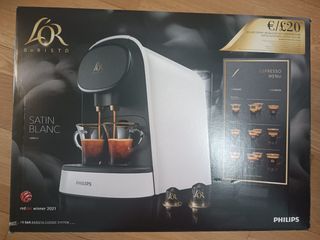 Cafetera Philips L'Or Barista Satin Blanc