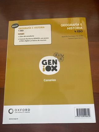 Geografía e Historia 4º ESO.