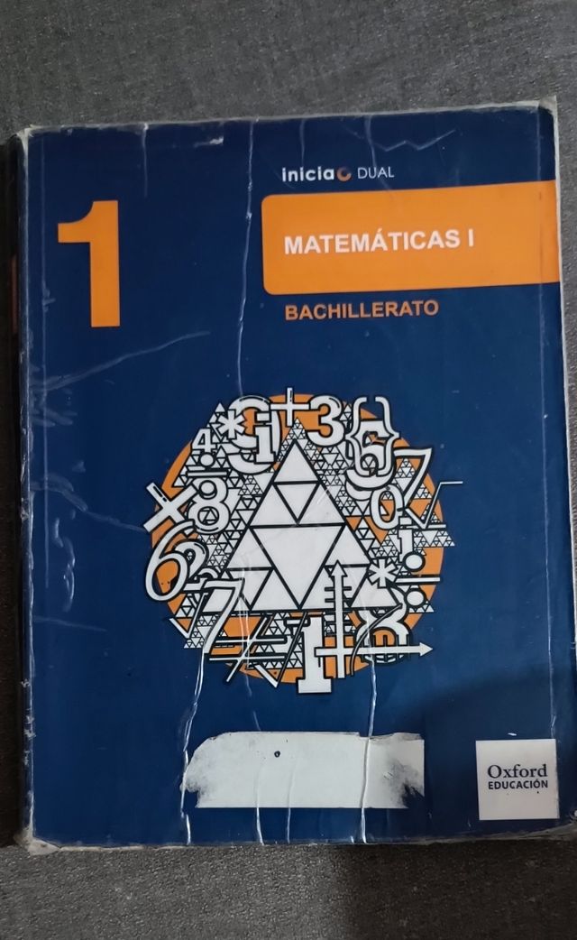 Matemáticas I. 1.º Bachillerato.