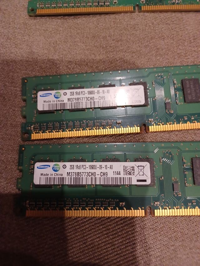2x Memorias RAM Samsung DDR3
