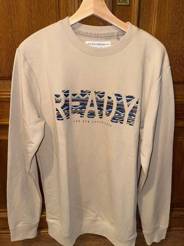 Sudadera EasyWear beige Talla L