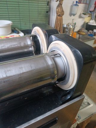 Máquina granizada acero inoxidable